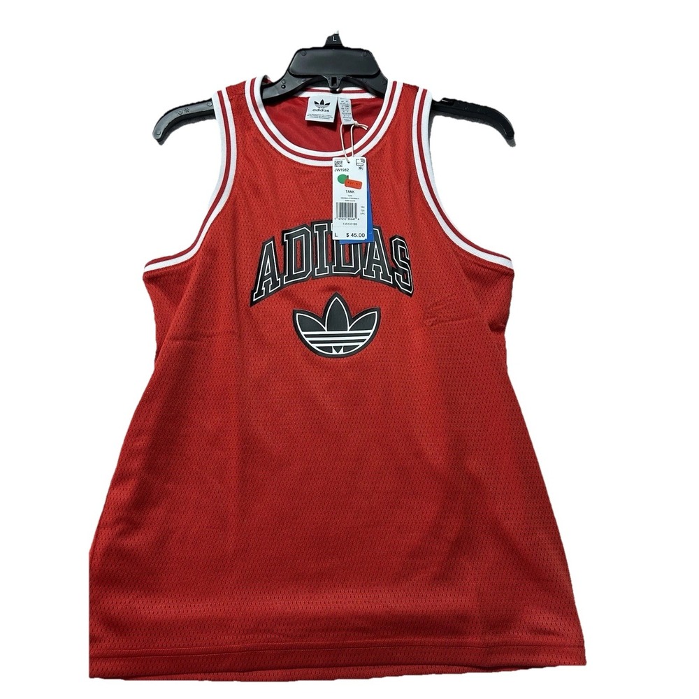 Adidas Boys Large JW1982 Tank Top Originals Better Scarlet (JC)